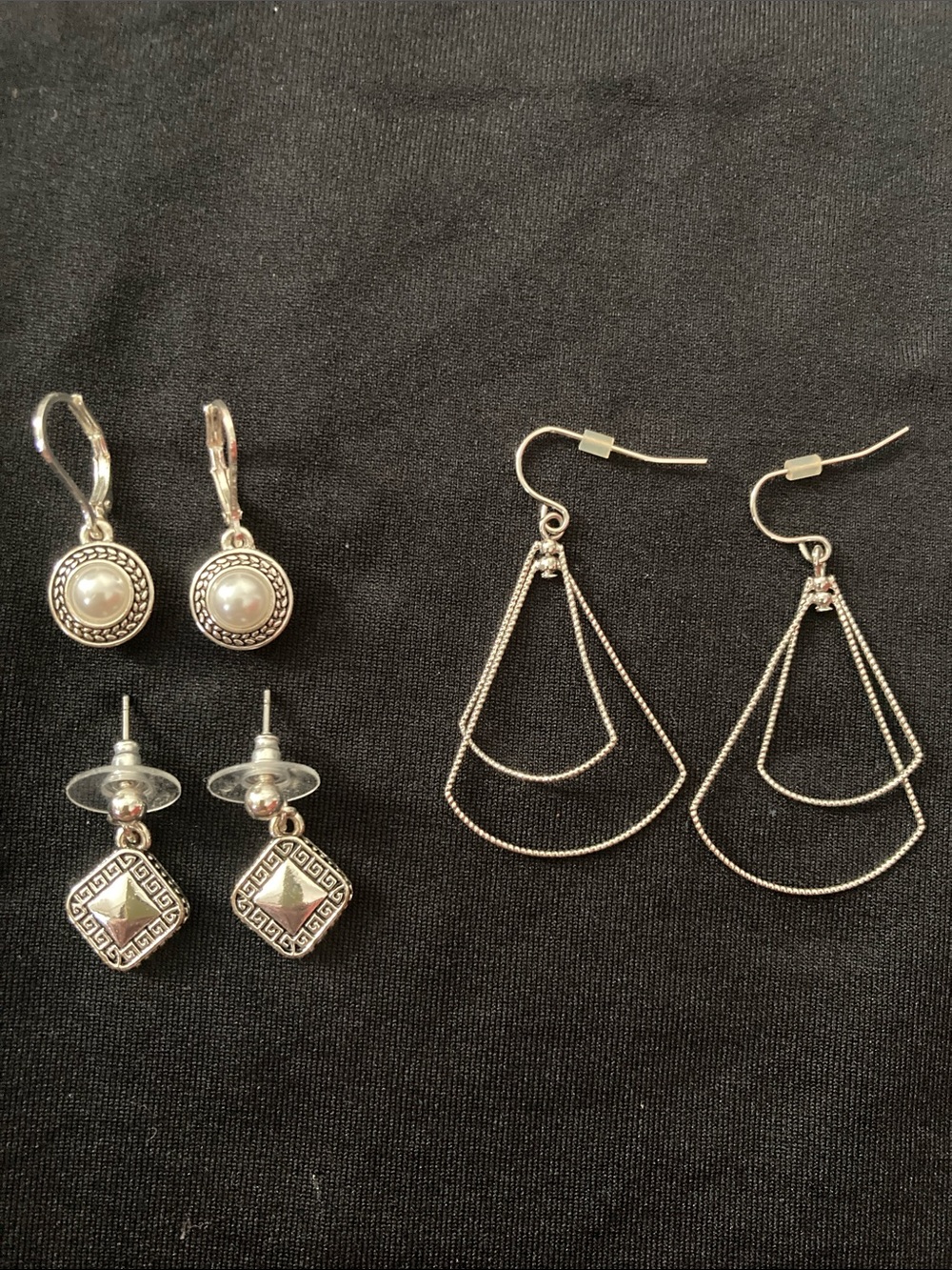 Lot of 3 Pair of Earrings